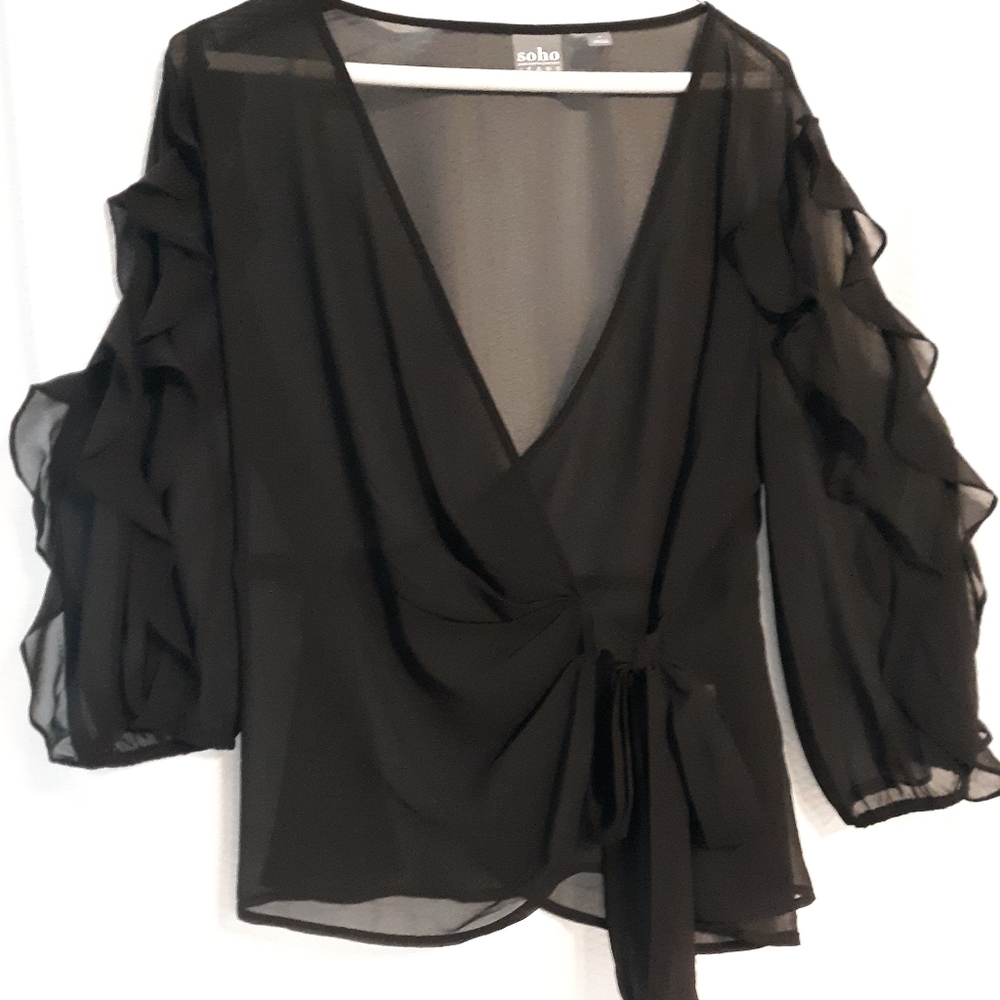 Sheer, Long Sleeve Top. Remember 15% off any Bundle of 2+